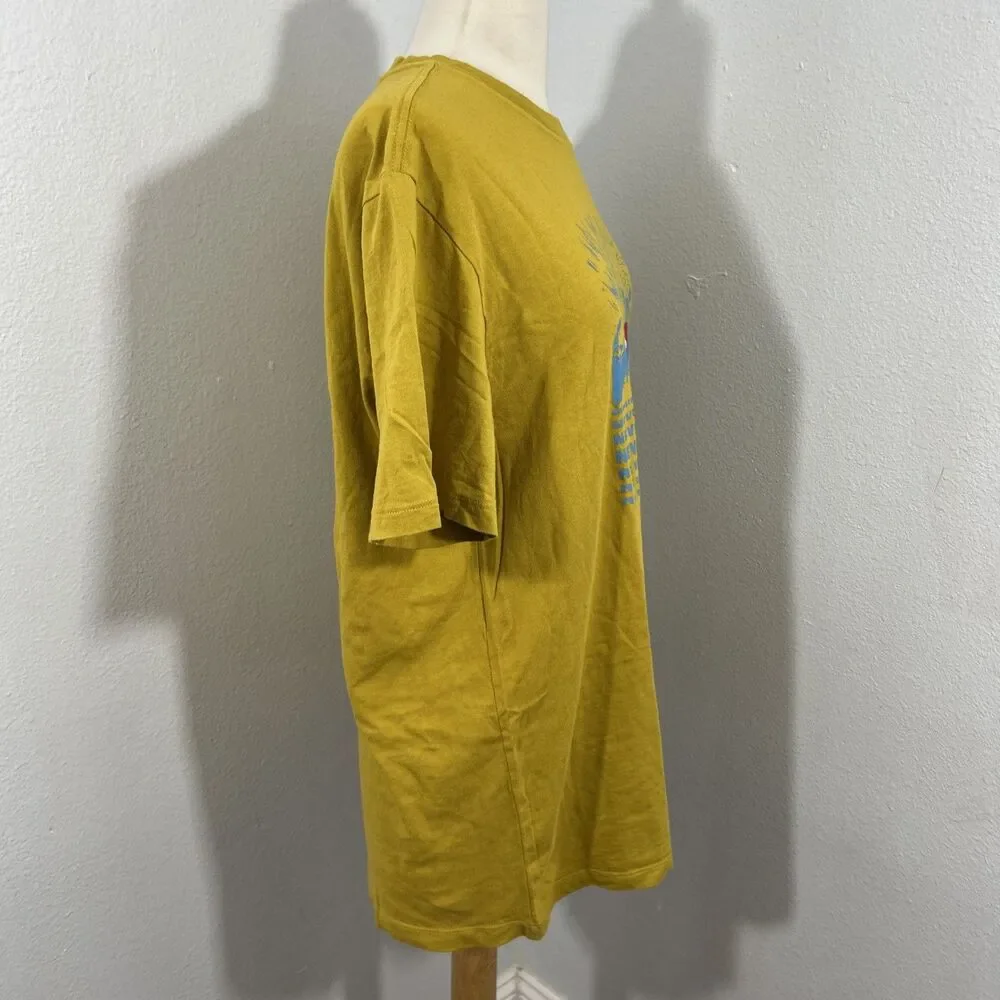 The North Face‎ Shirt Mens Medium Mustard Short Sleeve